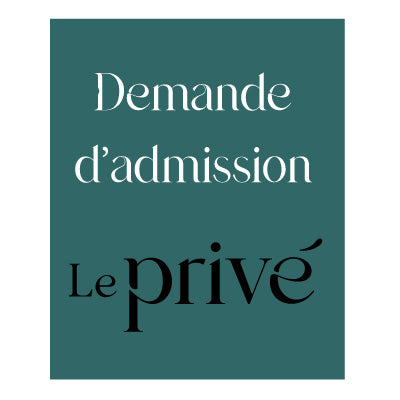 Demande d'admission à l'École Le Privé