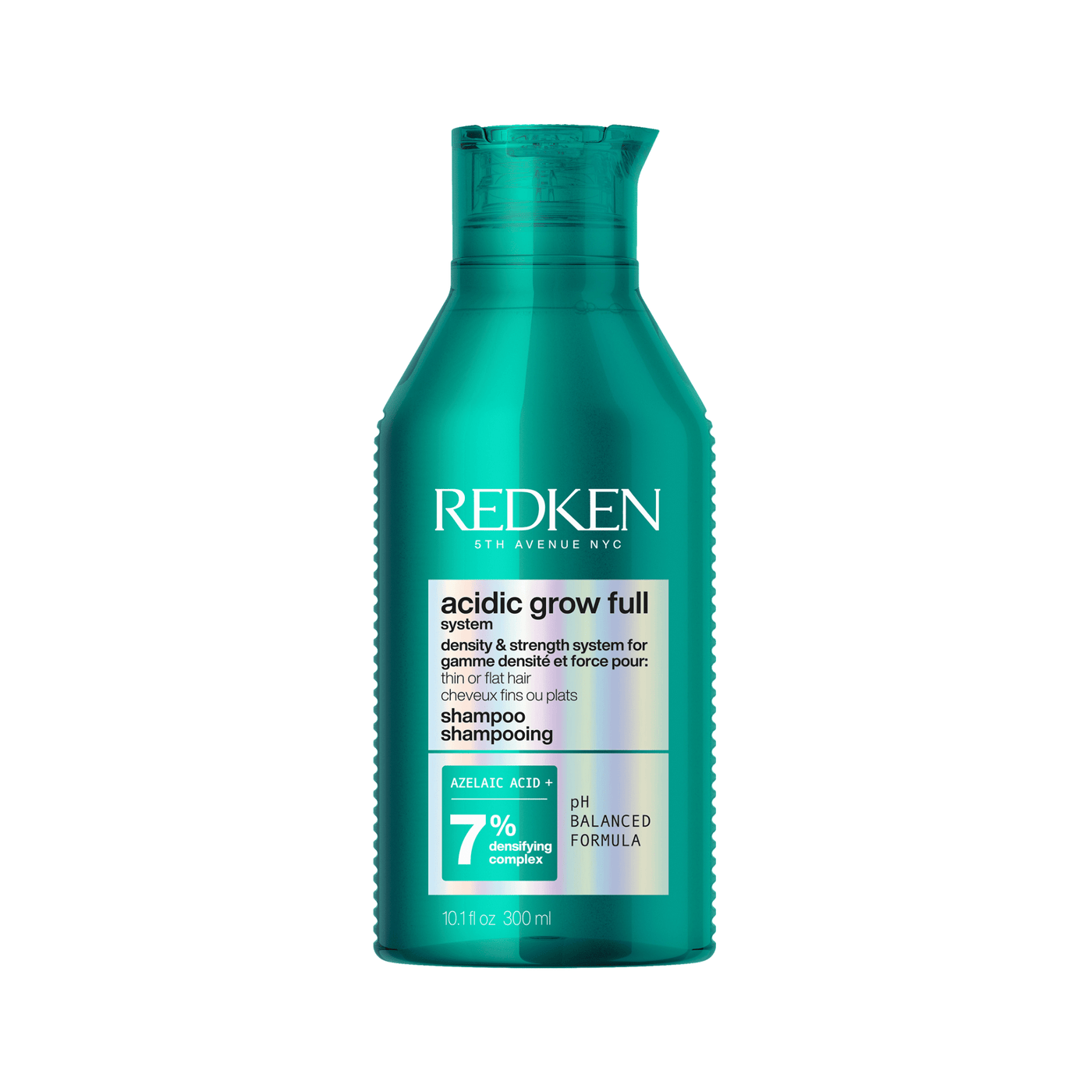 REDKEN. SHAMPOING DENSITÉ ET FORCE ACIDIC GROW FULL - 300 ML