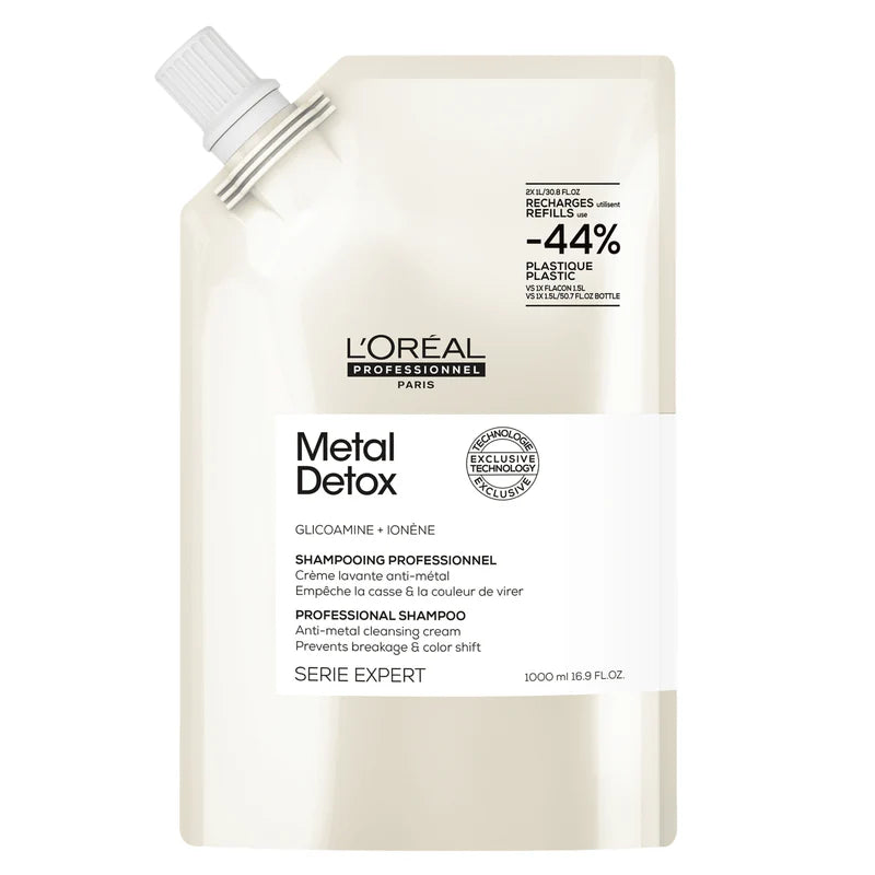 L'Oréal. Série Expert Shampoing-Crème Metal Detox (Recharge) - 1000 ml