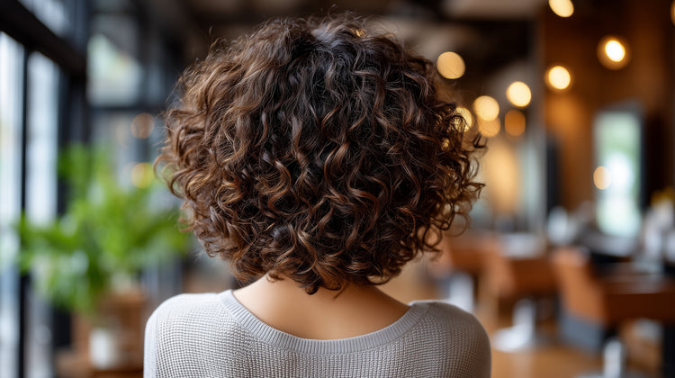 Cheveux bouclés