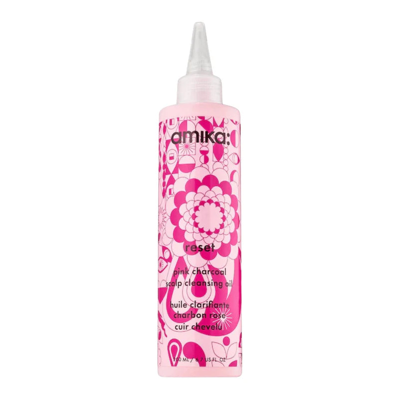 Amika. Huile Clarifiante au Charbon Rose Pour le Cuir Chevelu Reset - 200 ml
