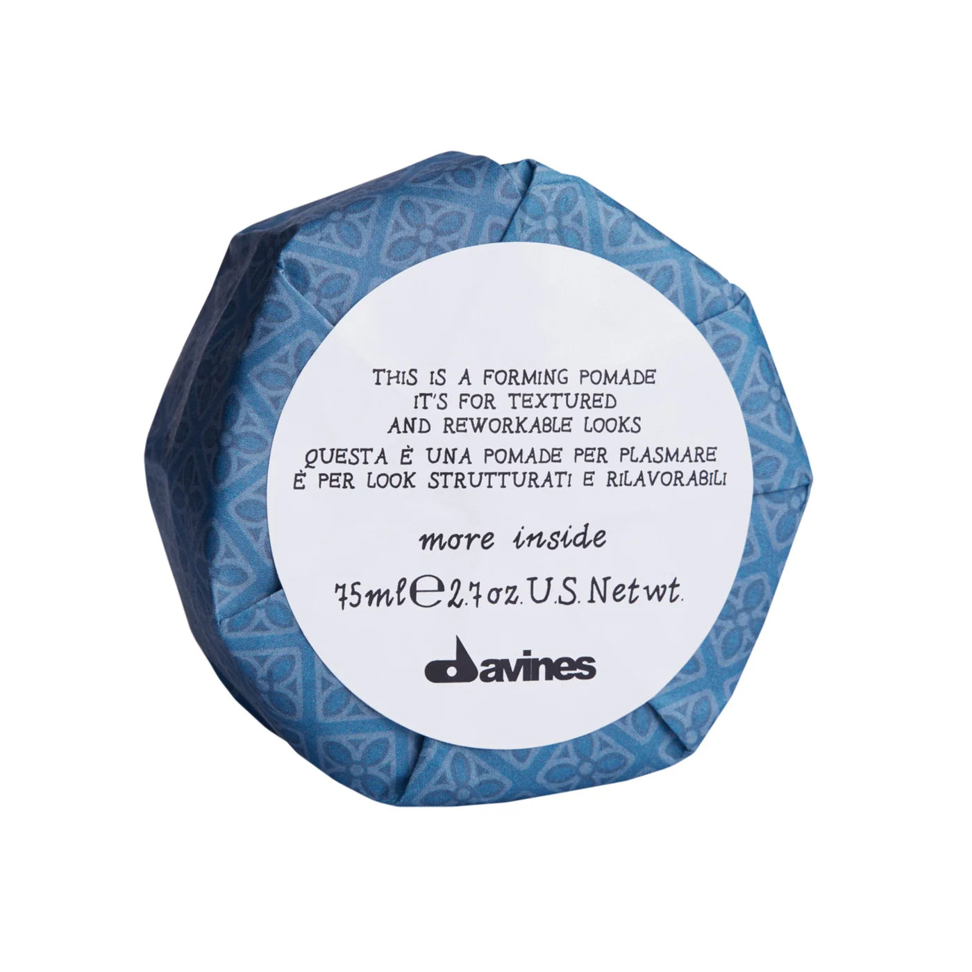 Davines. Pommade Coiffante More Inside - 75 ml