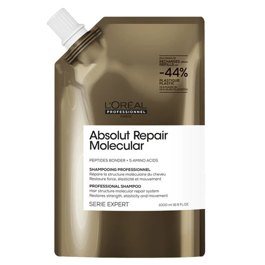 L'Oréal. Série Expert Shampoing Absolut Repair Molecular (Recharge) - 1000 ml