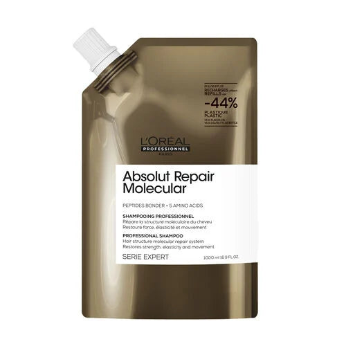 L'Oréal. Série Expert Shampoing Absolut Repair Molecular (Recharge) - 1000 ml